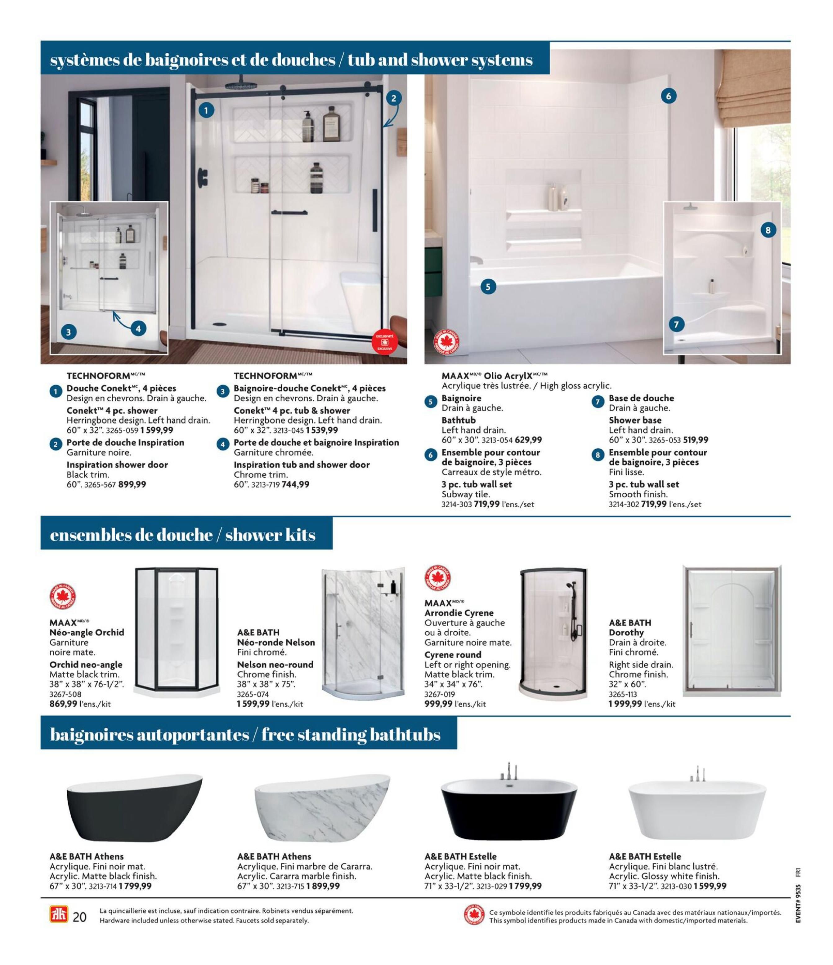 Home Hardware (QC) Kitchen And Bath Flyer August 27 to November 18