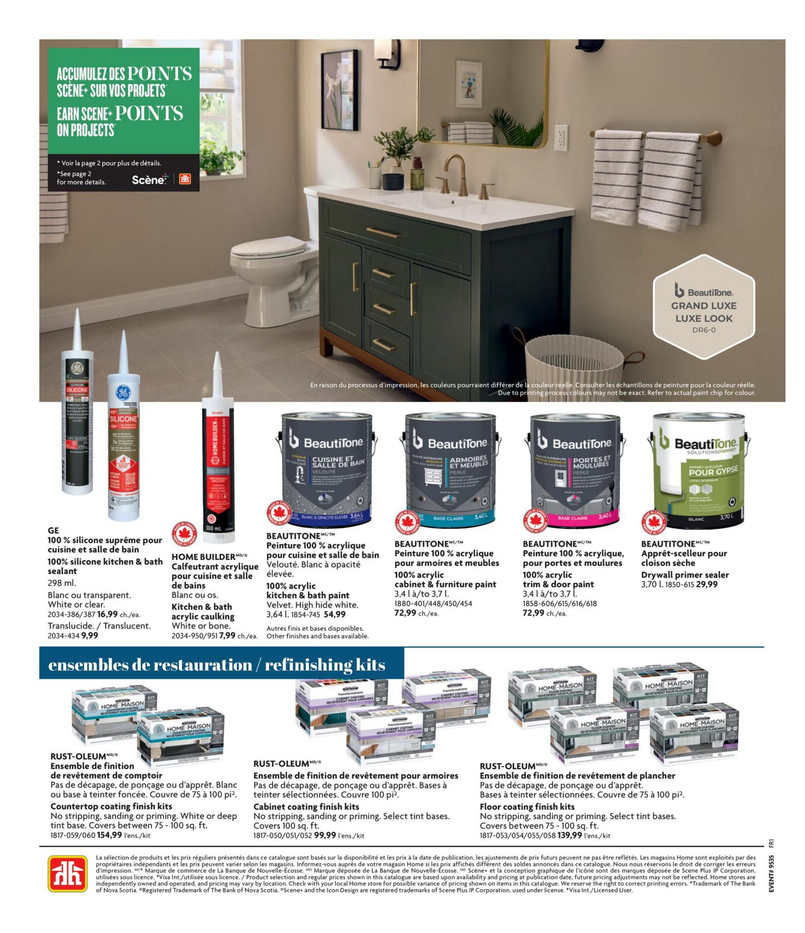 Home Hardware (QC) Kitchen And Bath Flyer August 27 to November 18
