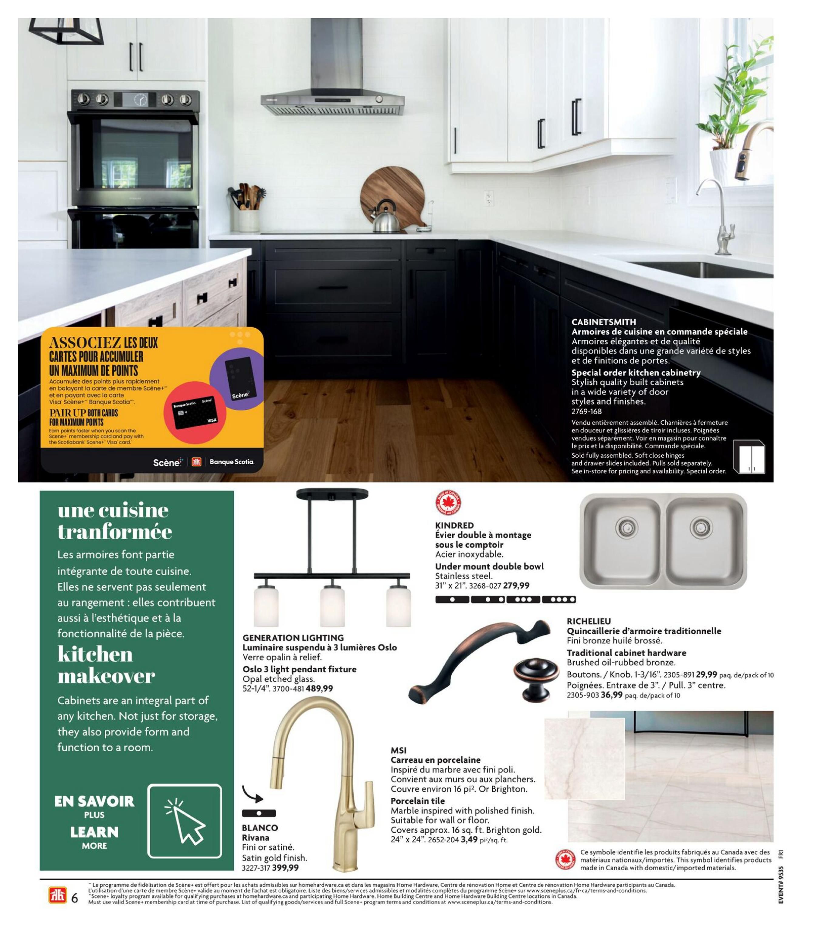 Home Hardware (QC) Kitchen And Bath Flyer August 27 to November 18