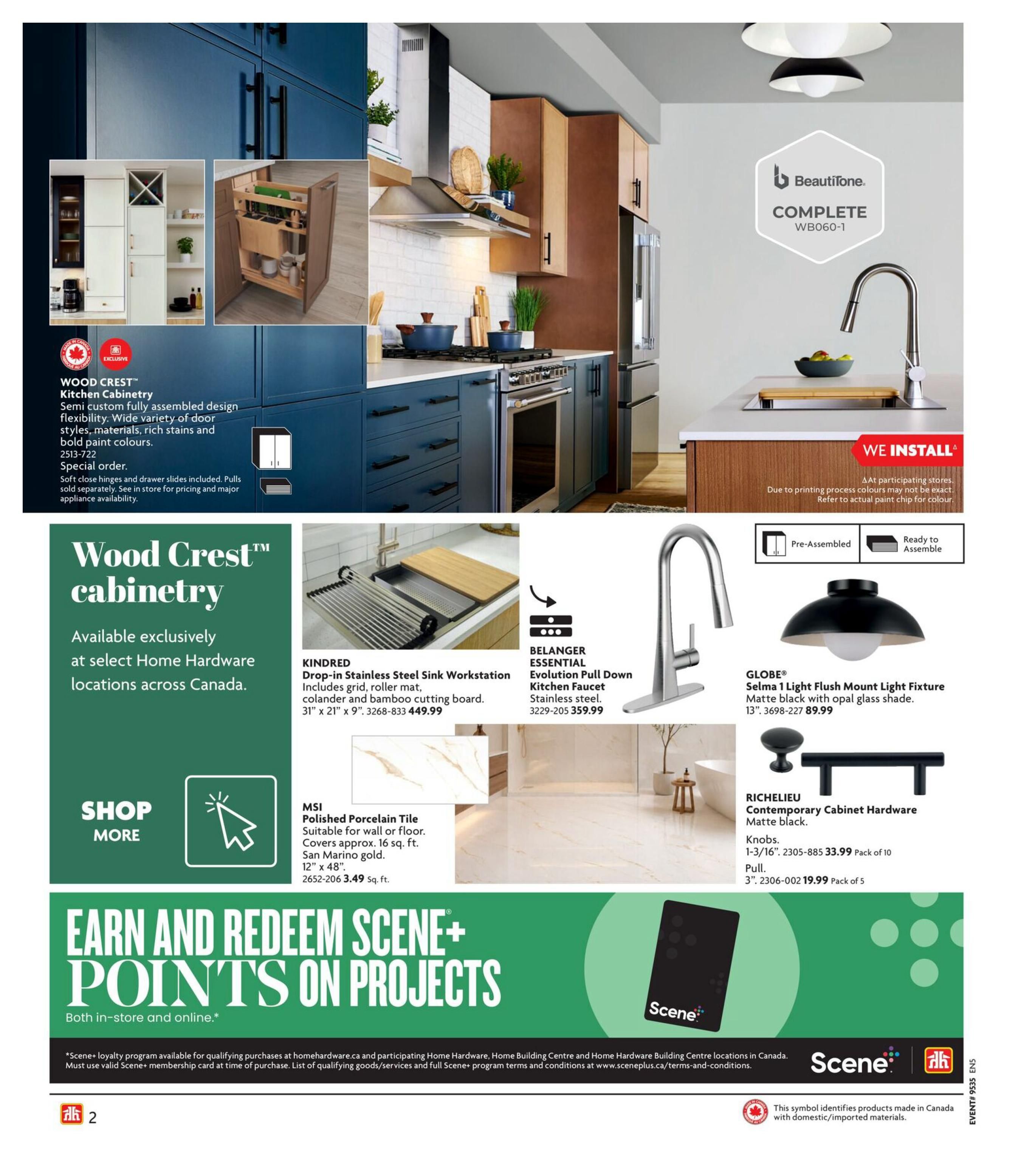Home Hardware (BC) Kitchen And Bath Flyer August 27 to November 18
