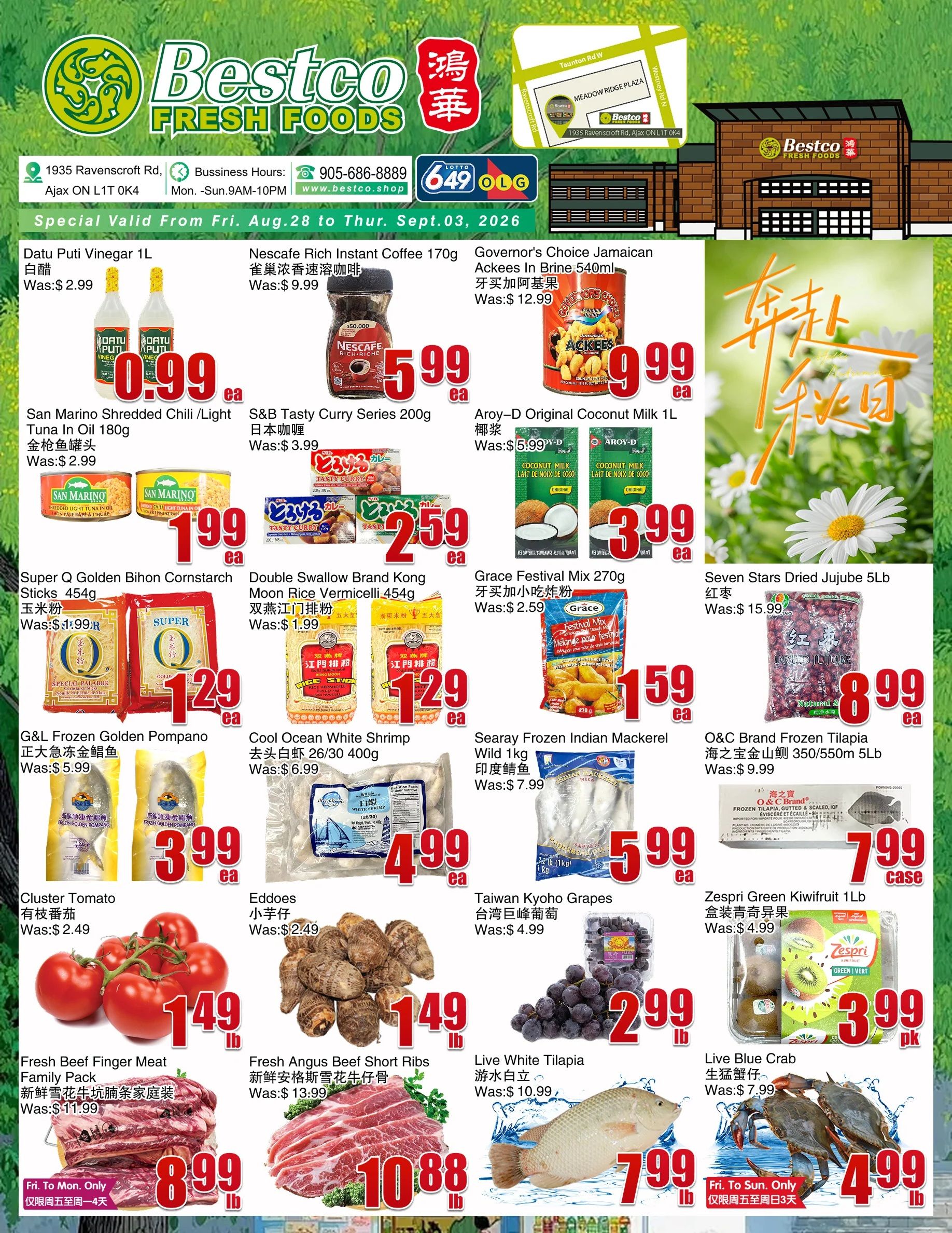 BestCo Food Mart (Ajax) Flyer August 28 to September 3
