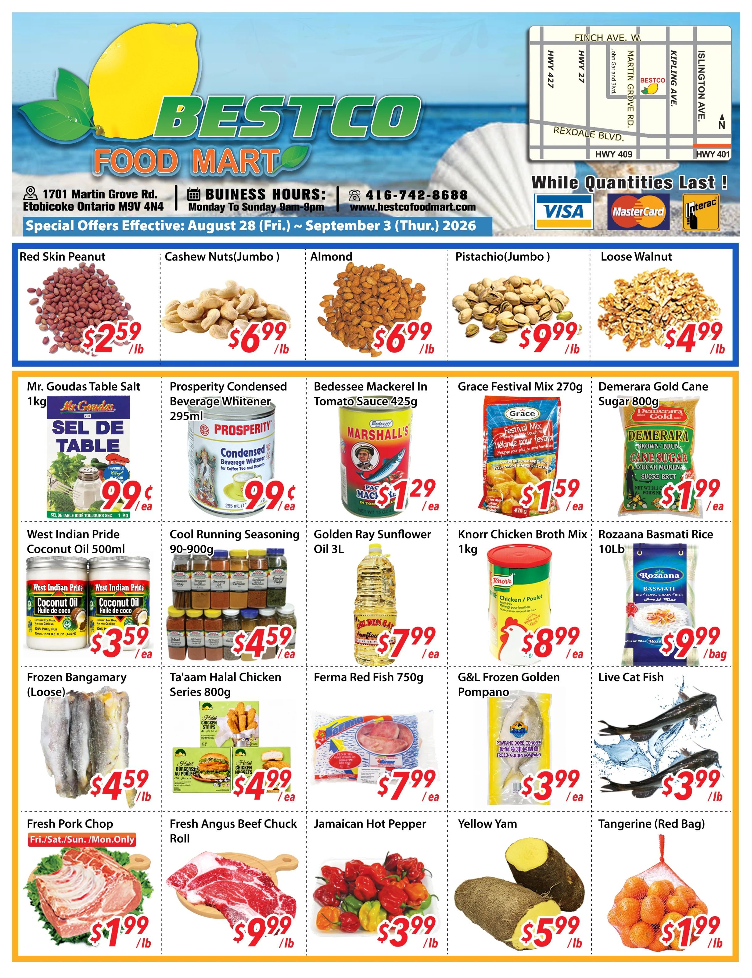 BestCo Food Mart (Etobicoke) Flyer August 28 to September 3
