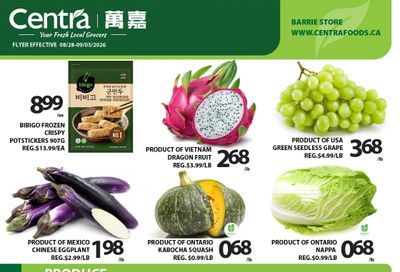 Centra Foods (Barrie) Flyer August 28 to September 3