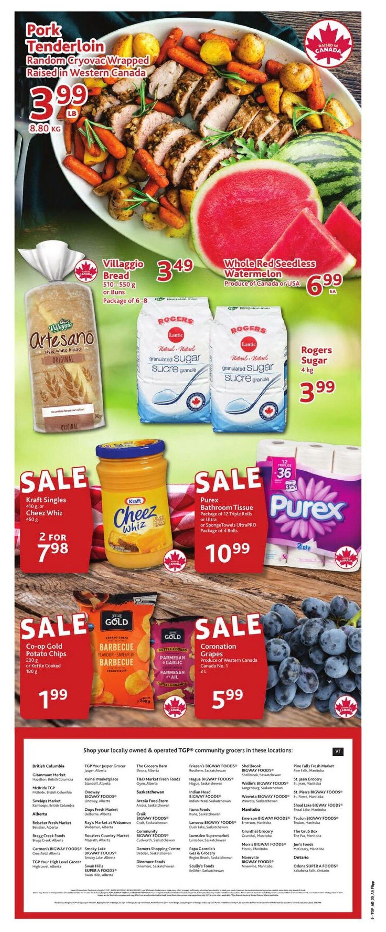 TGP The Grocery People Flyer August 27 to September 2