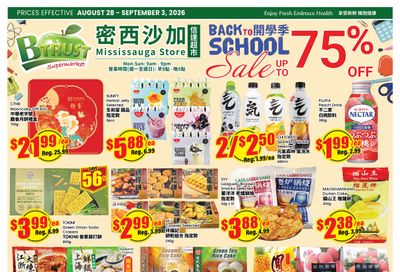 Btrust Supermarket (Mississauga) Flyer August 28 to September 3