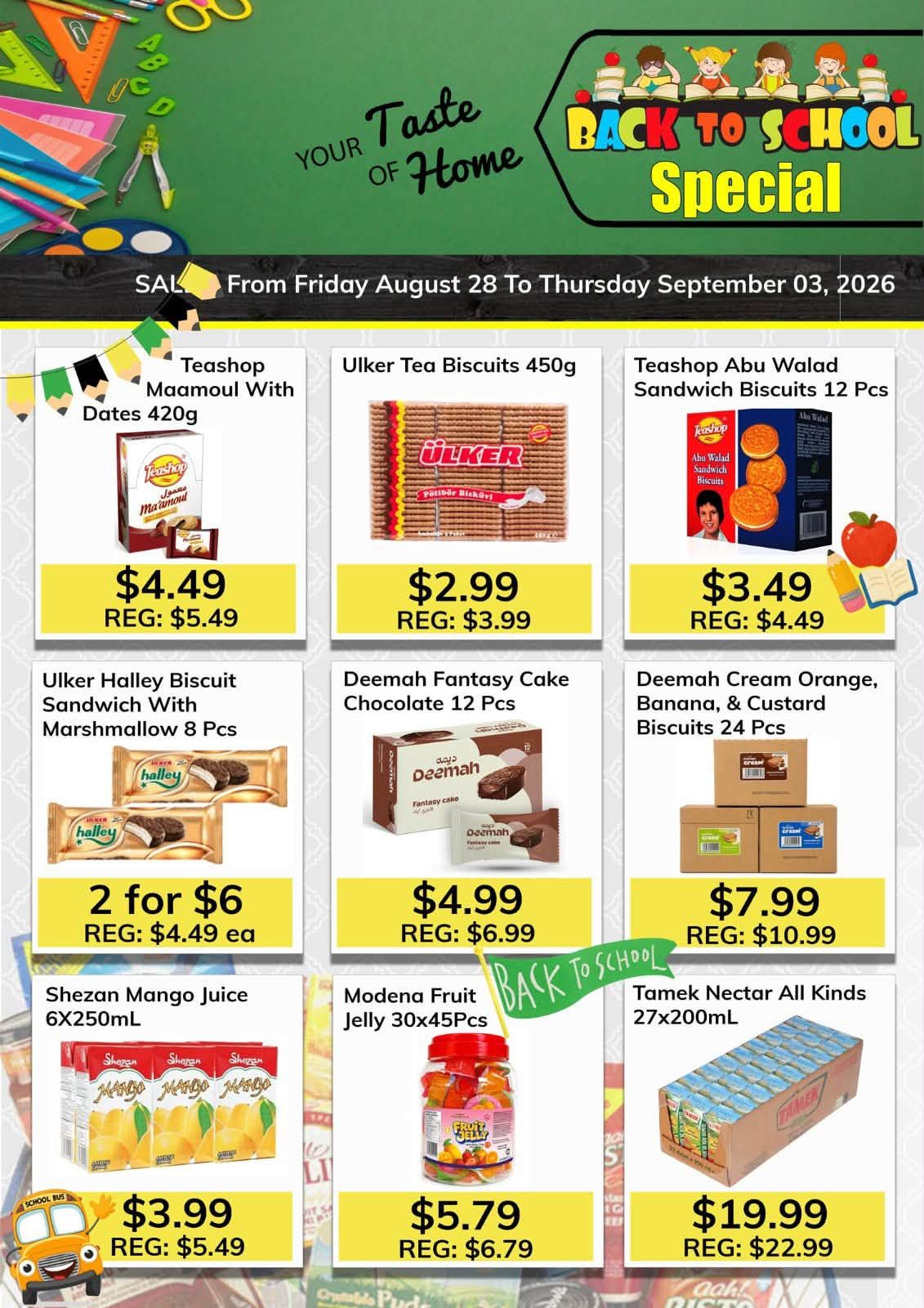 Oma Fresh Foods Flyer August 28 to September 3