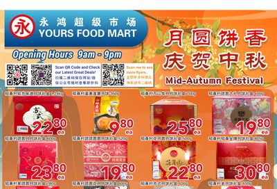 Yours Food Mart Flyer August 28 to September 3