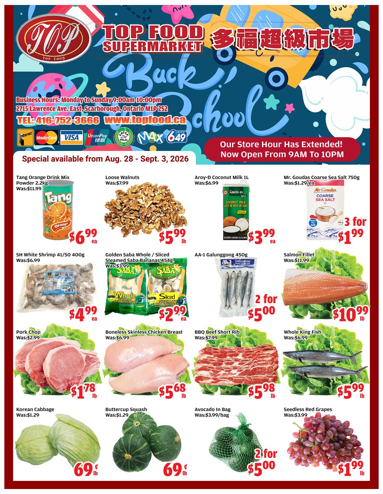Top Food Supermarket Flyer August 28 to September 3