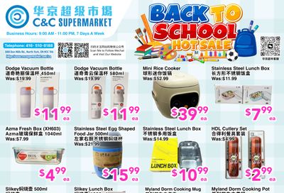 C&C Supermarket Flyer August 28 to September 3