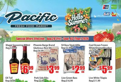 Pacific Fresh Food Market (North York) Flyer August 28 to September 3