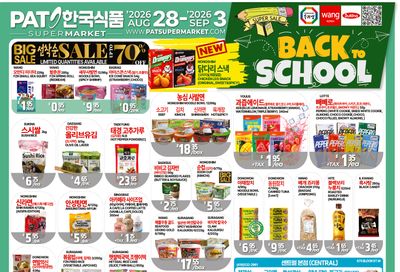 PAT Mart Flyer August 28 to September 3
