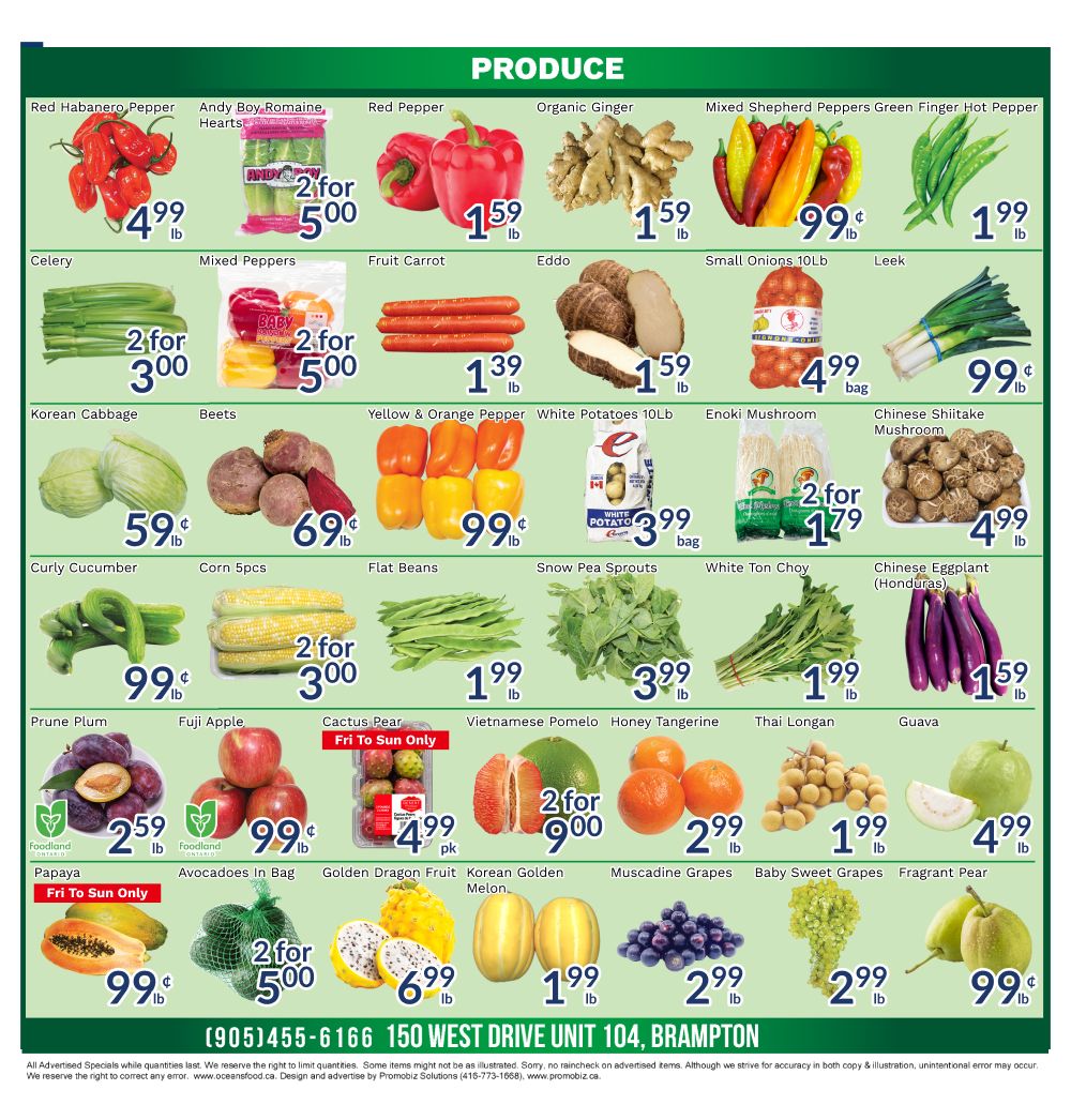 Oceans Fresh Food Market (Brampton) Flyer August 28 to September 3