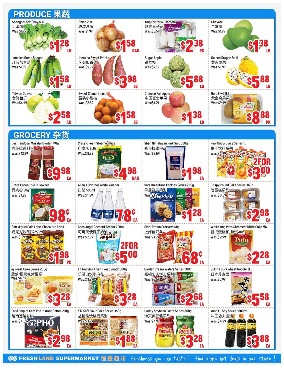 FreshLand Supermarket Flyer August 28 to September 3