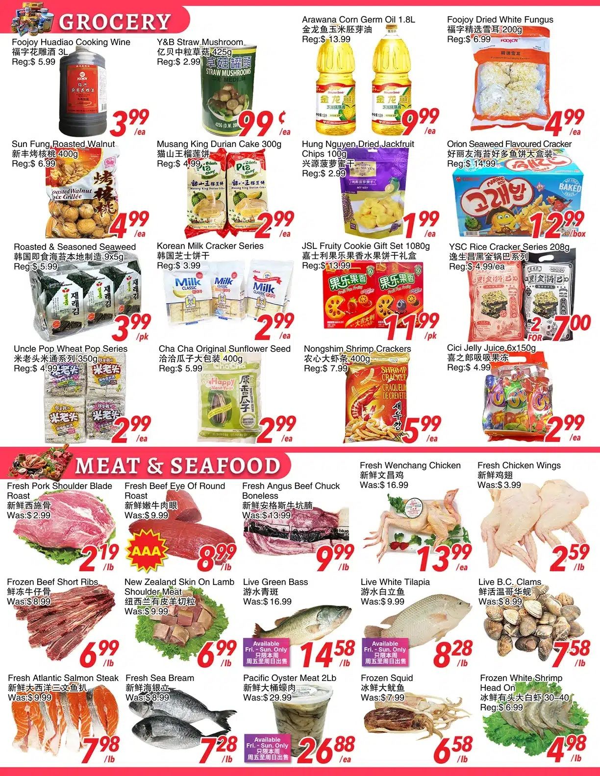 Foody World (Scarborough, ON) Flyer August 28 to September 3
