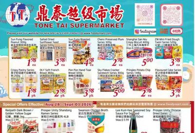 Tone Tai Supermarket Flyer August 28 to September 3
