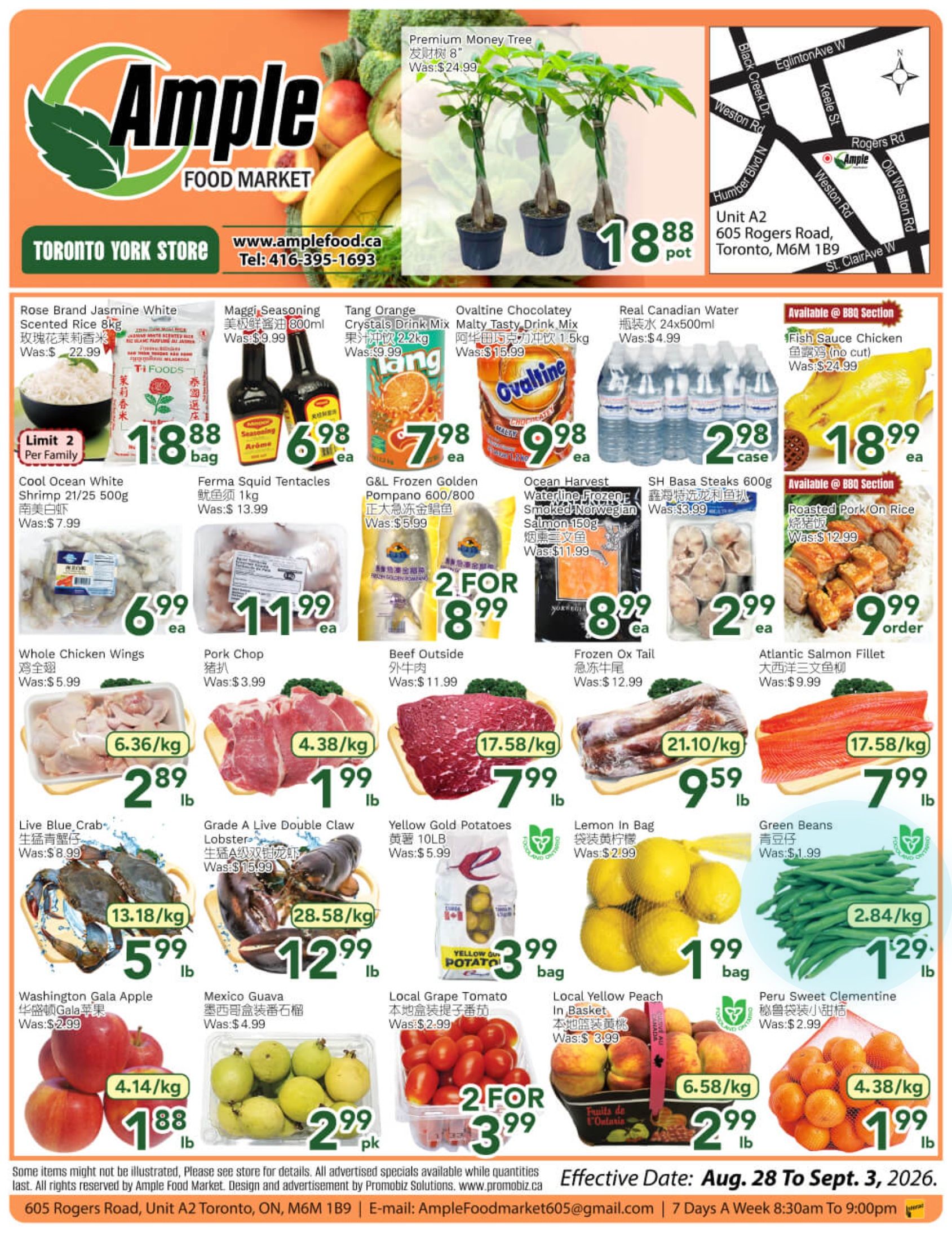 Ample Food Market (North York) Flyer August 28 to September 3