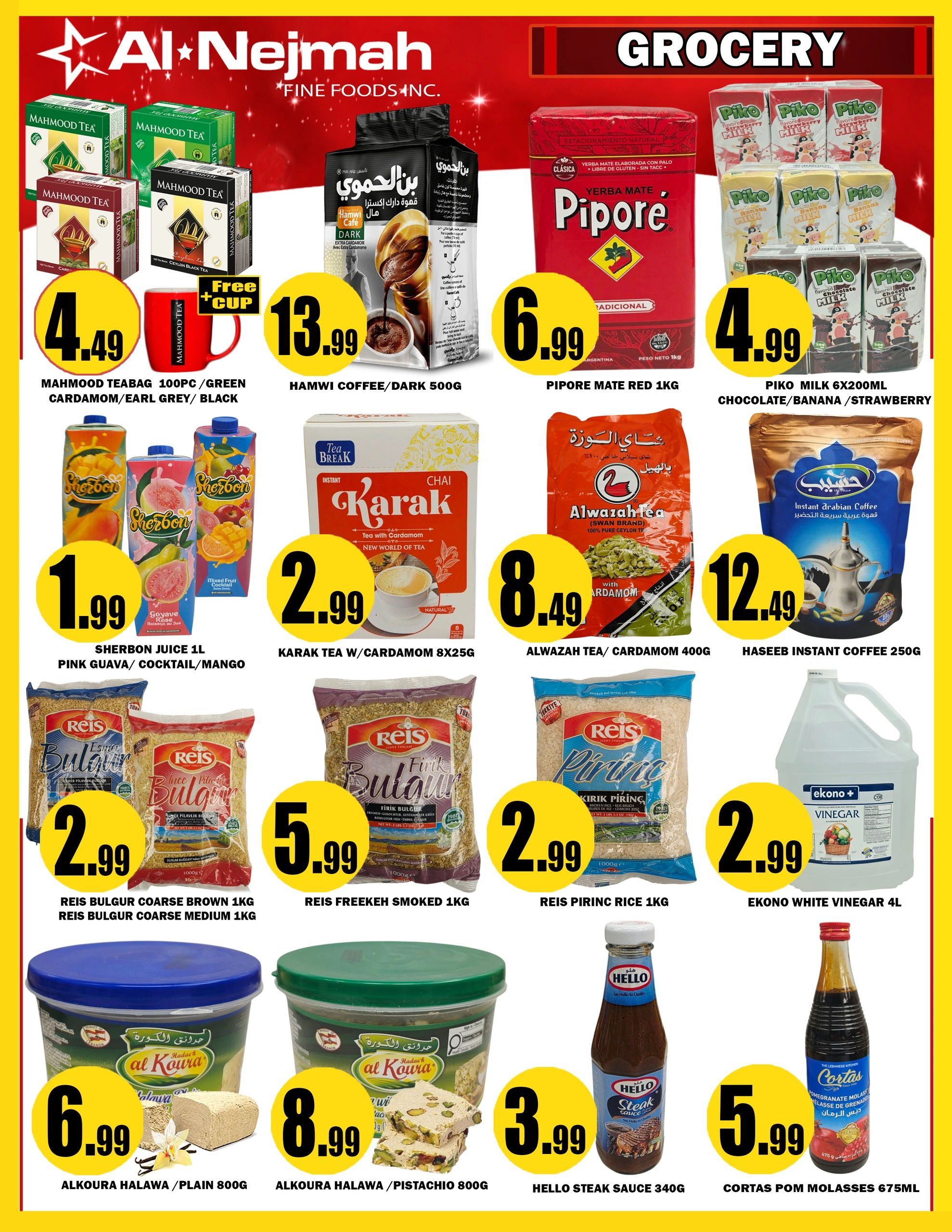 Alnejmah Fine Foods Inc. Flyer August 28 to September 3