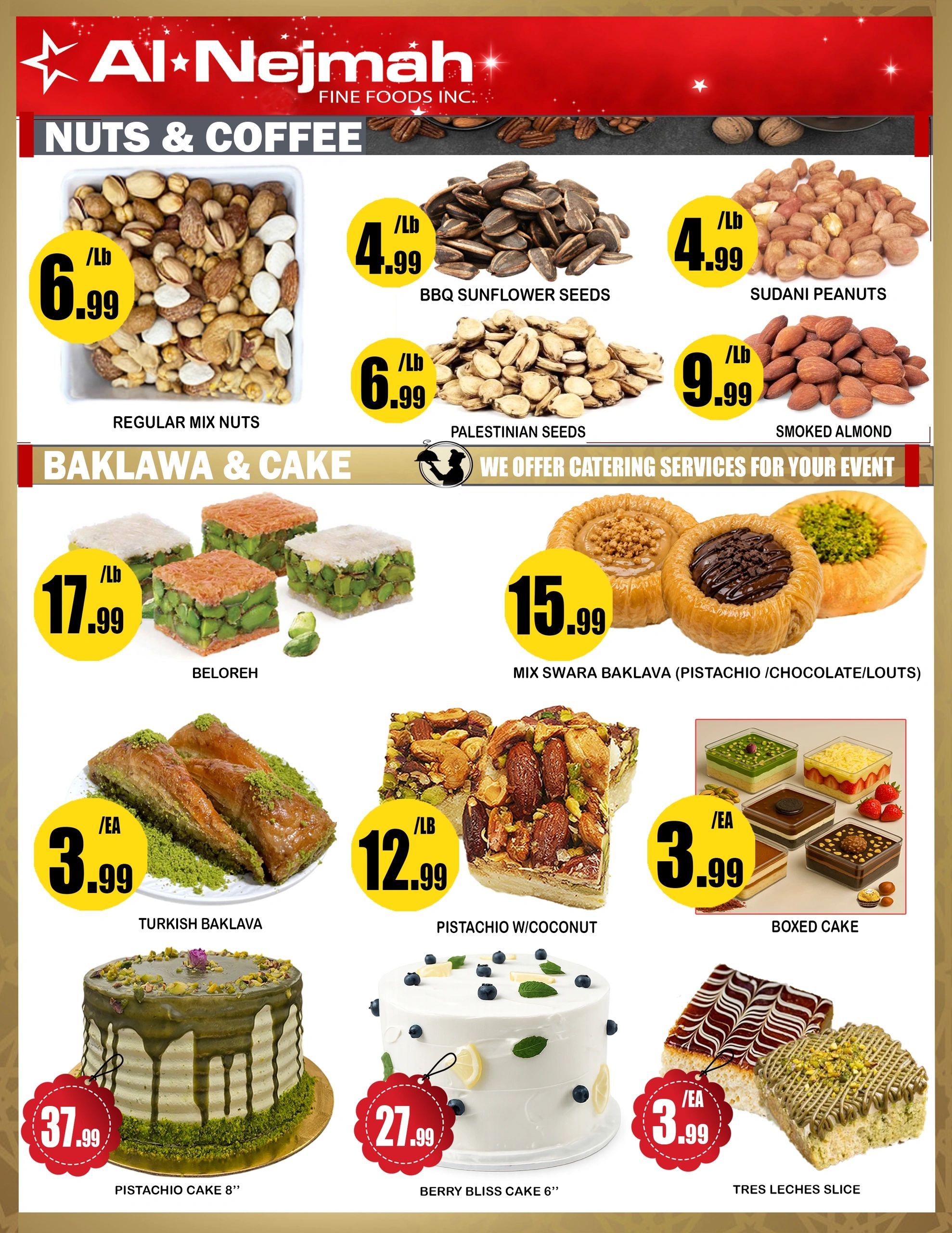 Alnejmah Fine Foods Inc. Flyer August 28 to September 3