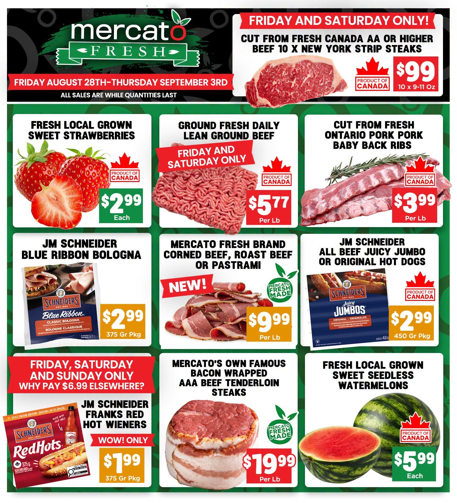 Mercato Fresh Flyer August 28 to September 3