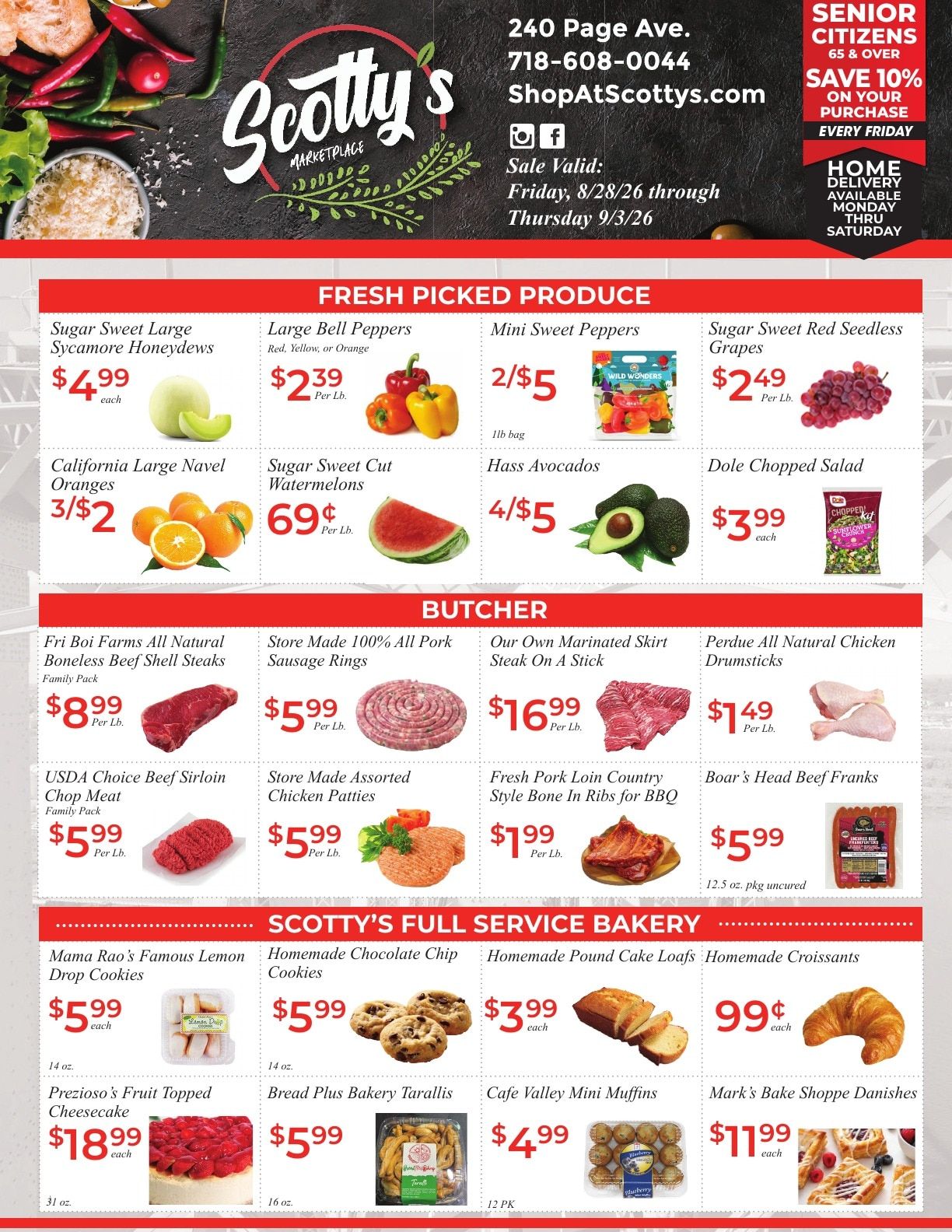 Scotty's Marketplace Weekly Ad August 28 - September 3, 2026