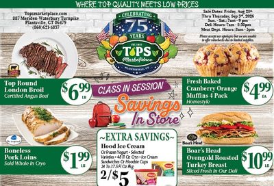 Tops Marketplace Weekly Ad August 28 - September 3, 2026