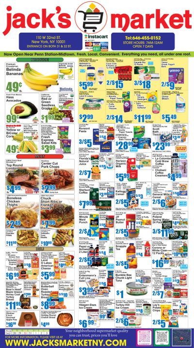 Jack's Market NYC Weekly Ad August 28 - September 3, 2026