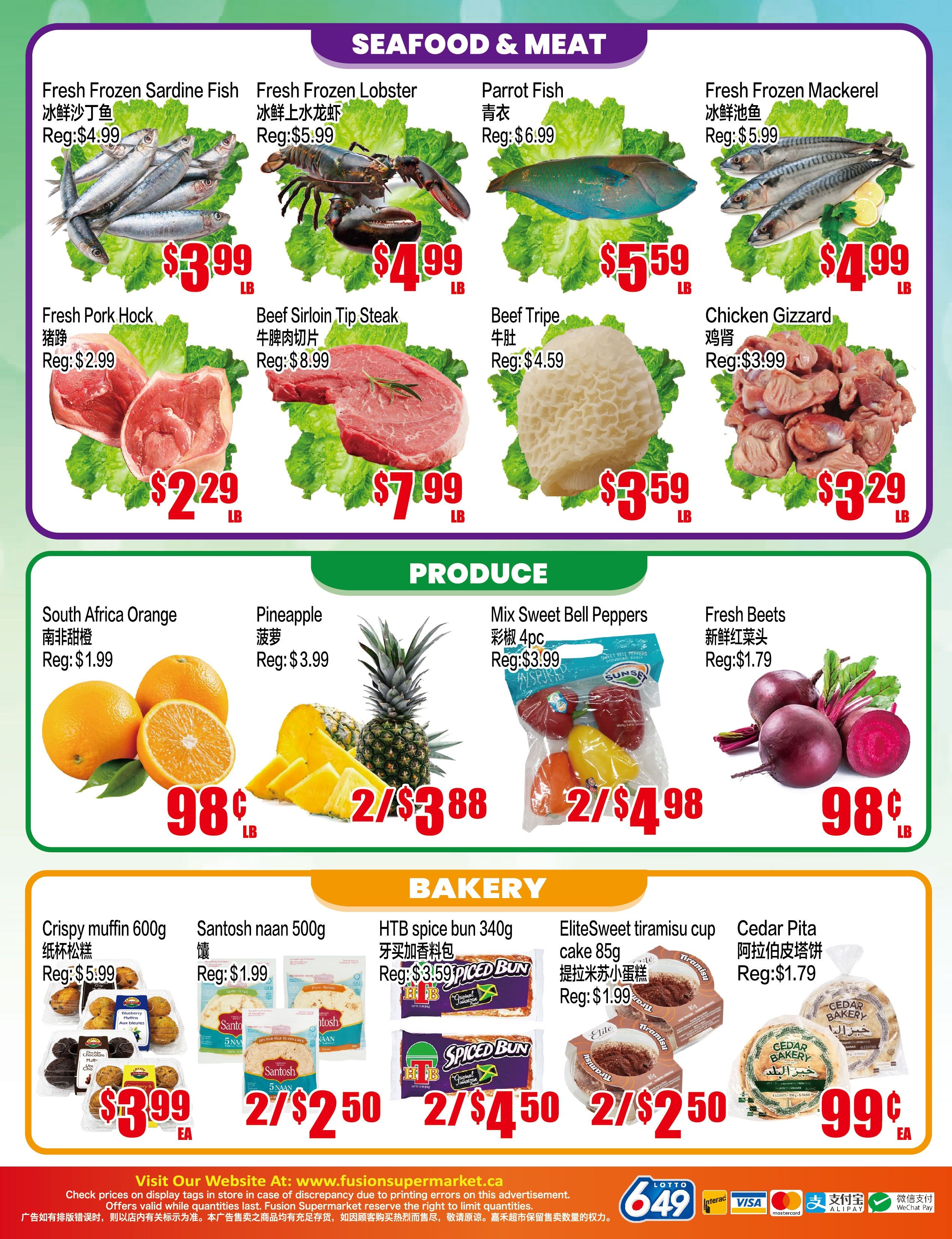 Fusion Supermarket (Scarborough) Flyer August 28 to September 3