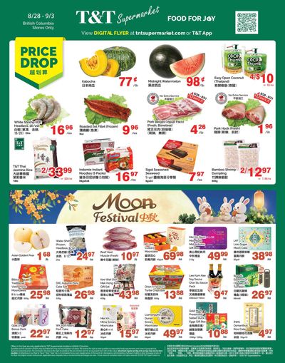 T&T Supermarket (BC) Flyer August 28 to September 3