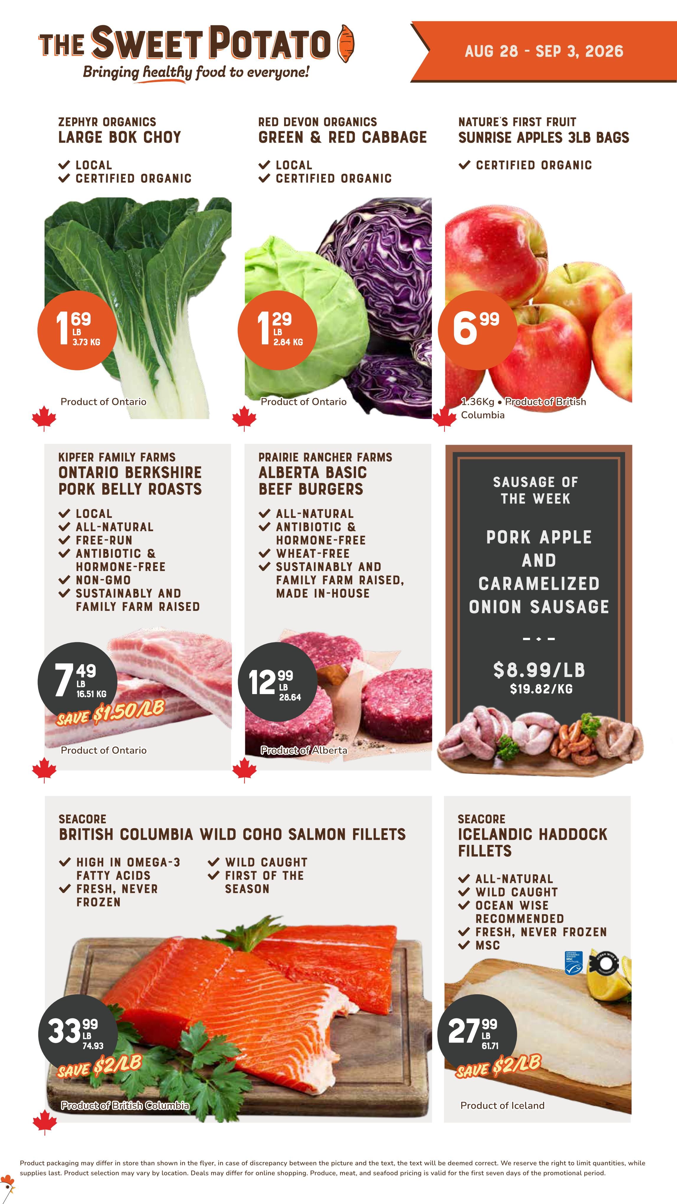 The Sweet Potato Flyer August 28 to September 3