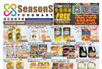 Seasons Food Mart (Thornhill) Flyer August 28 to September 3