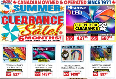 2001 Audio Video Flyer August 28 to September 3