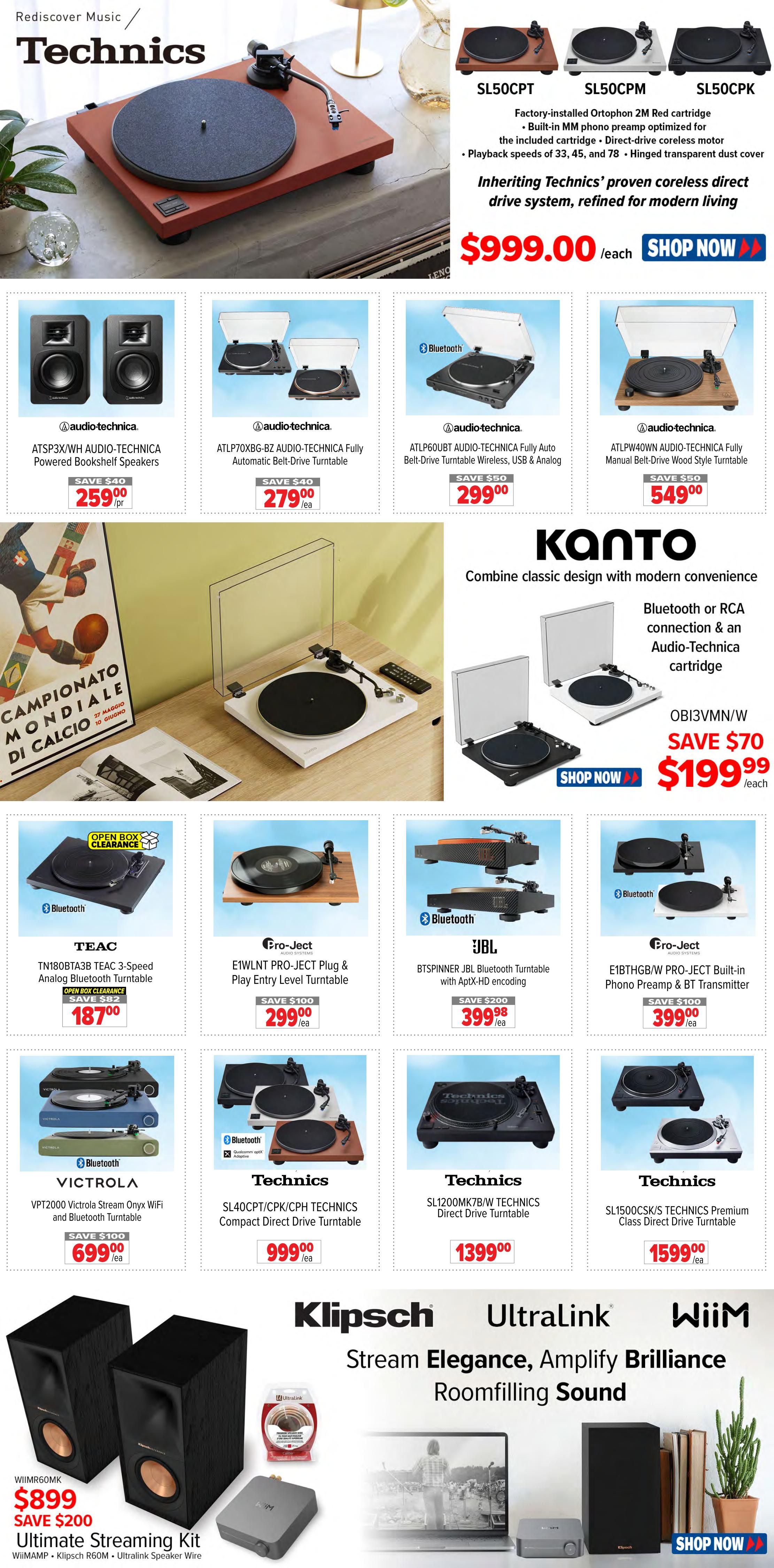 2001 Audio Video Flyer August 28 to September 3