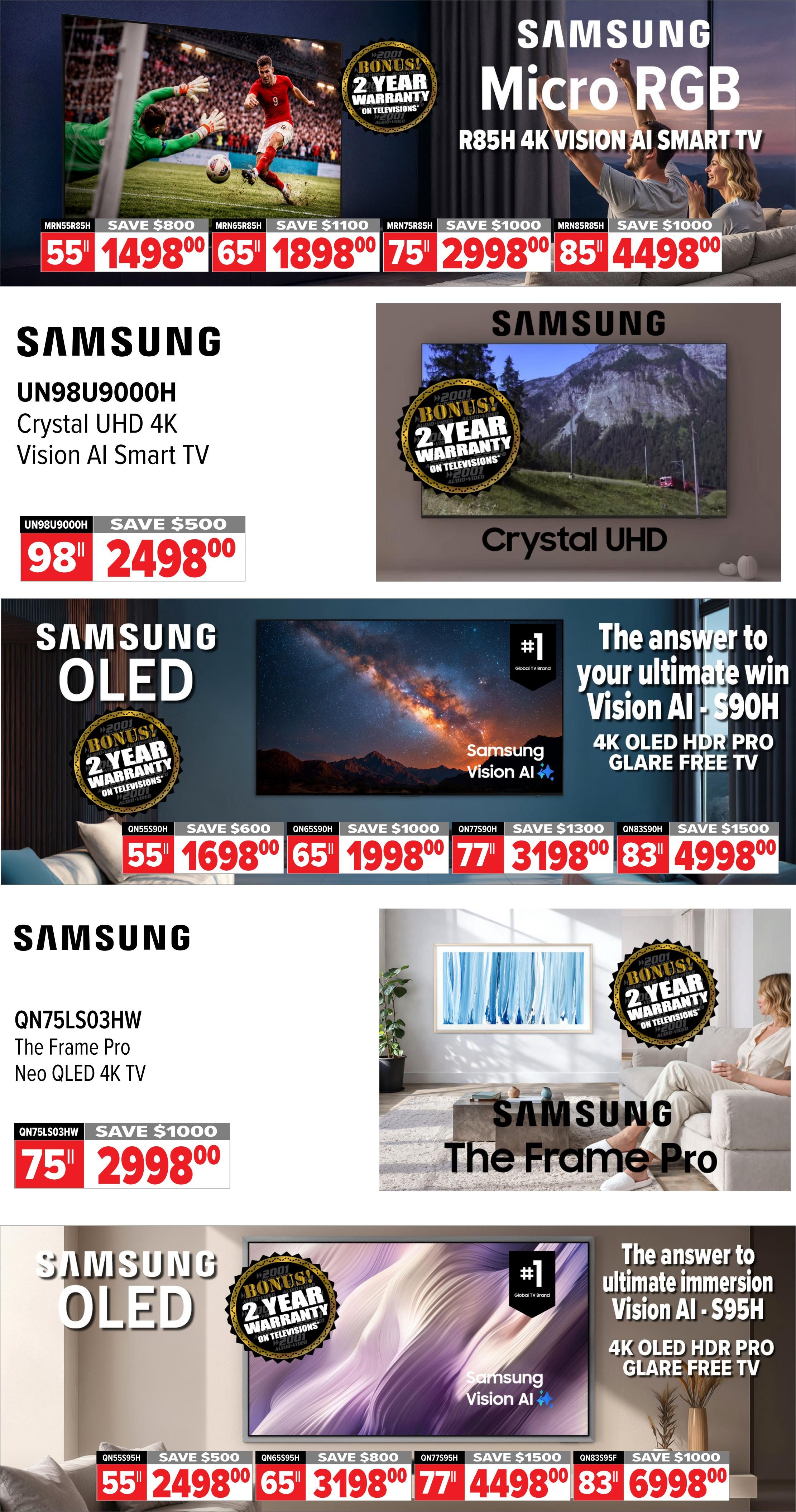 2001 Audio Video Flyer August 28 to September 3