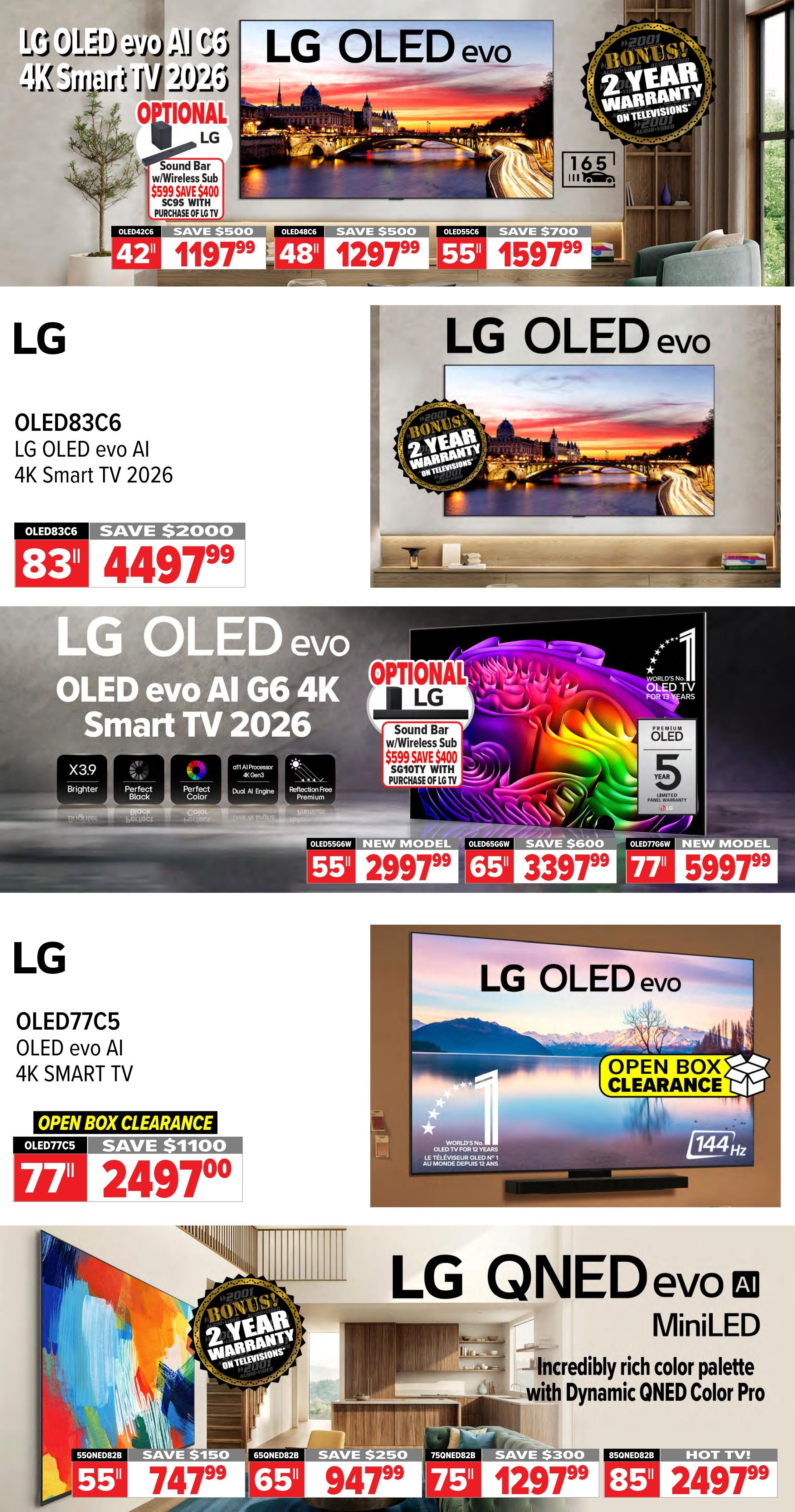 2001 Audio Video Flyer August 28 to September 3