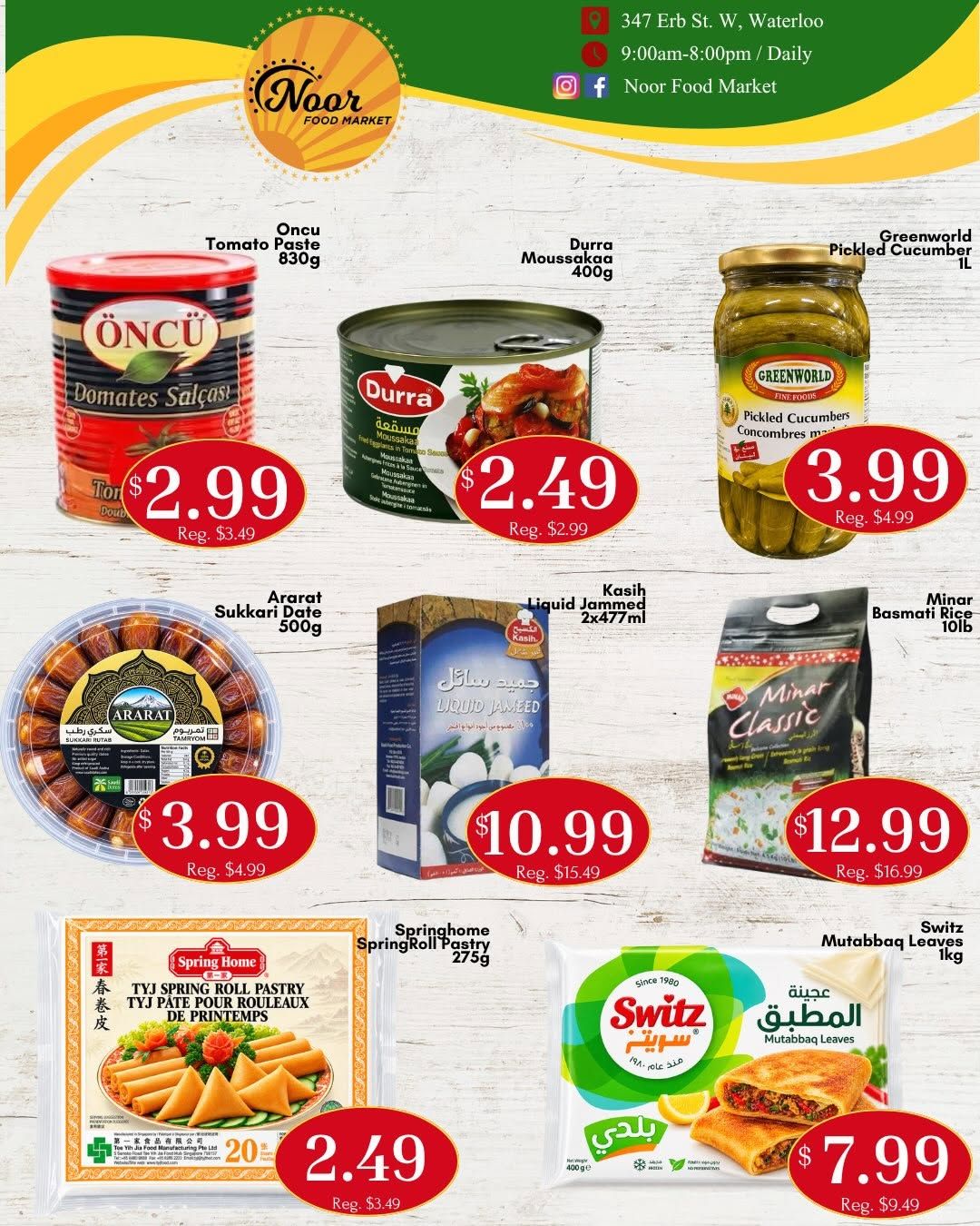 Noor Food Market Flyer August 28 to September 3
