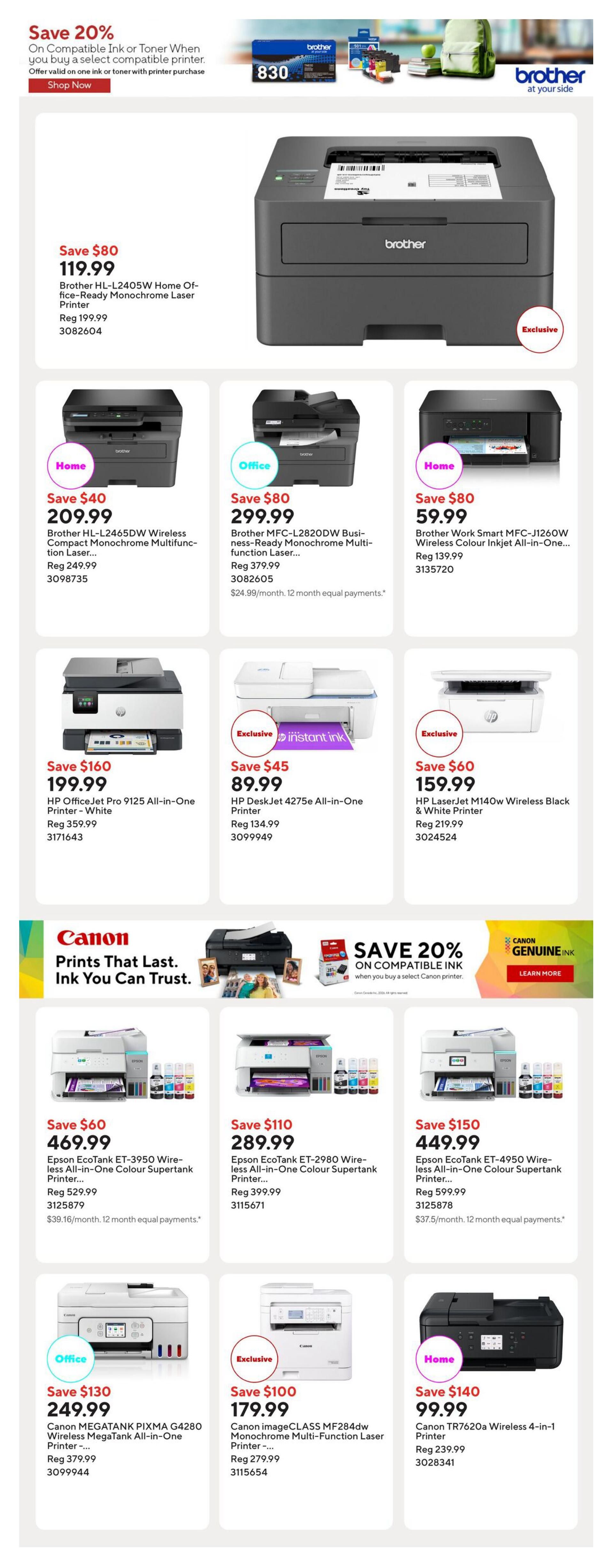 Staples Flyer August 28 to September 3
