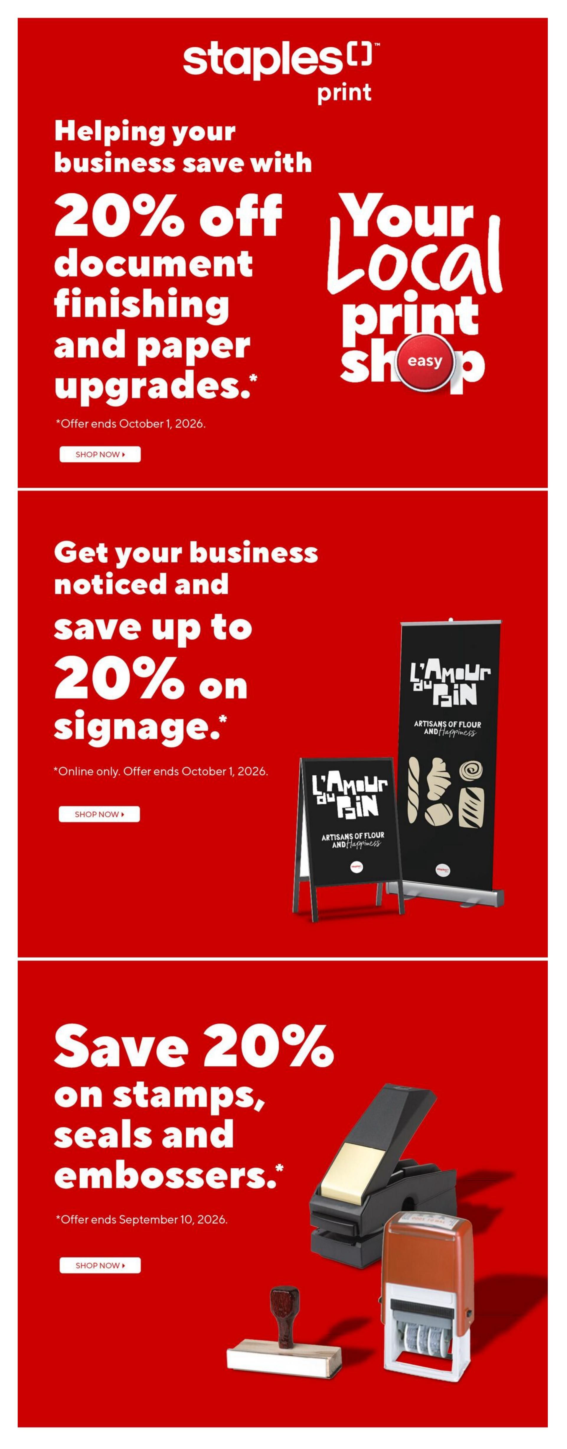 Staples Flyer August 28 to September 3
