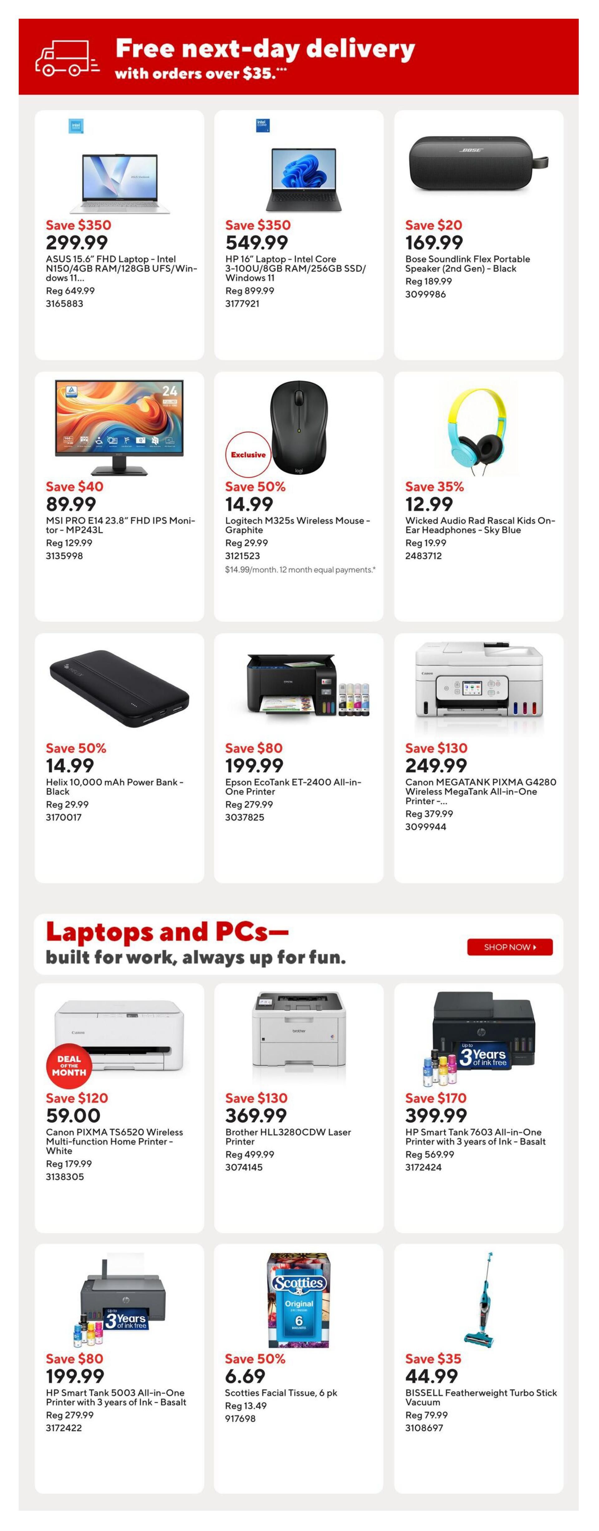 Staples Flyer August 28 to September 3