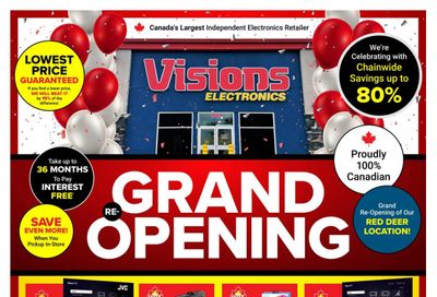 Visions Electronics Flyer August 28 to September 3