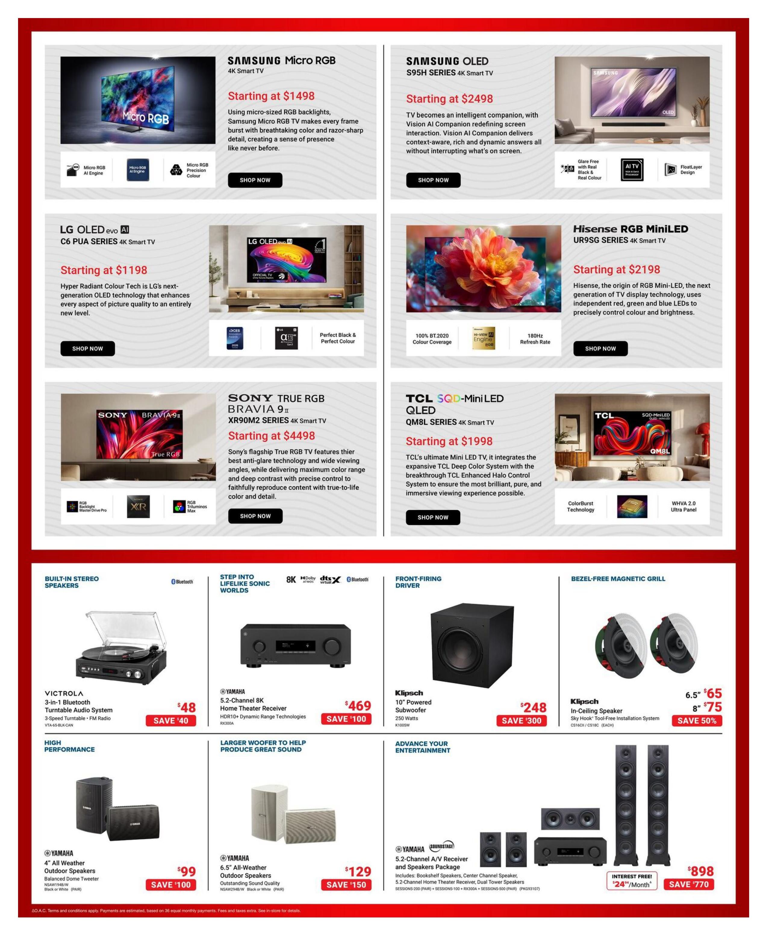 Visions Electronics Flyer August 28 to September 3