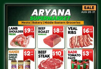 Aryana Supermarket (Kitchener) Flyer August 28 to 31