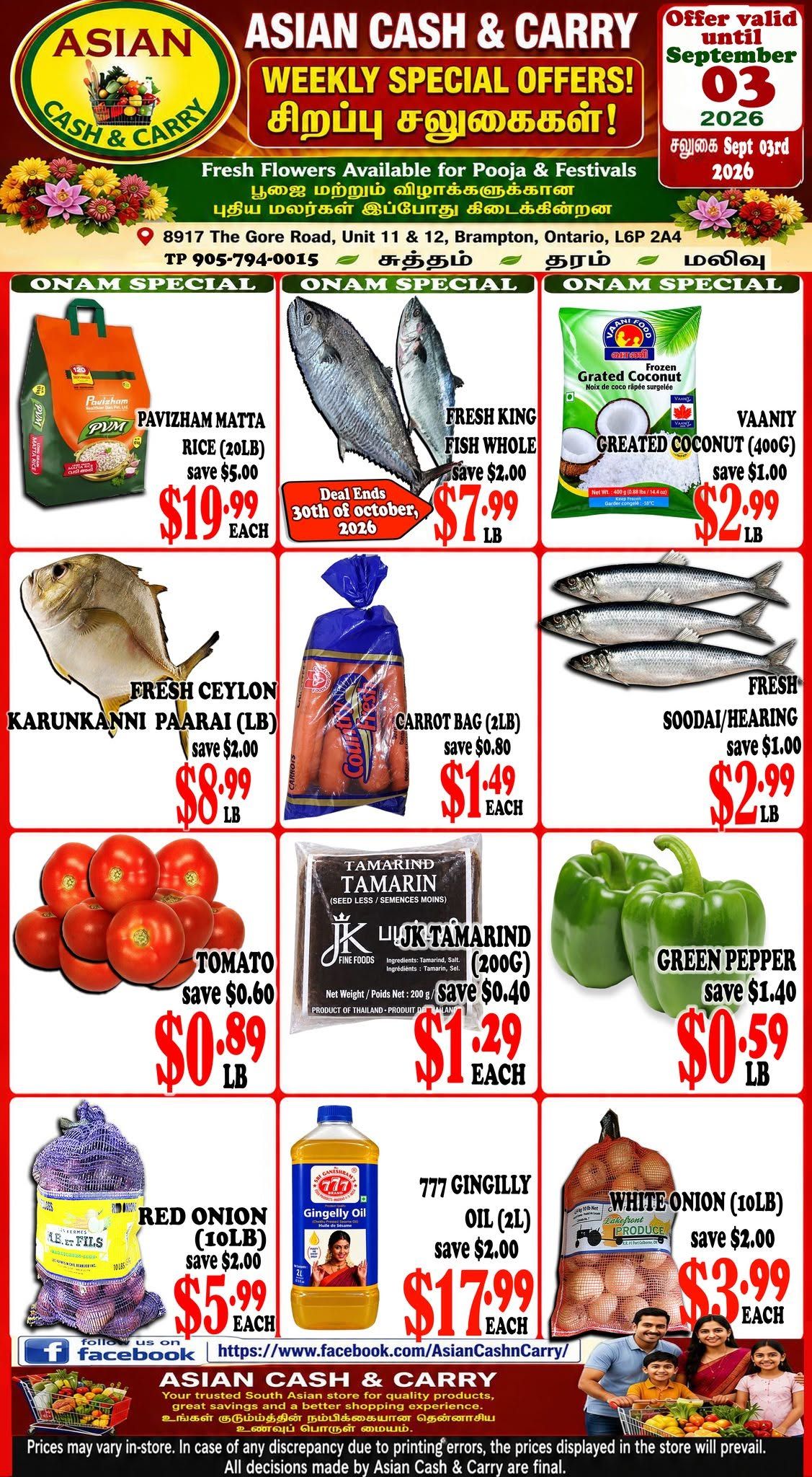 Asian Cash & Carry Flyer August 28 to September 3