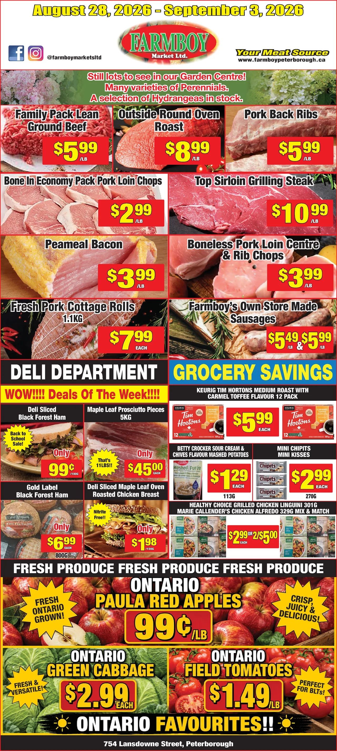 Farmboy Peterborough Flyer August 28 to September 3