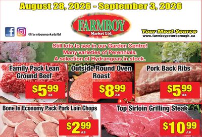 Farmboy Peterborough Flyer August 28 to September 3