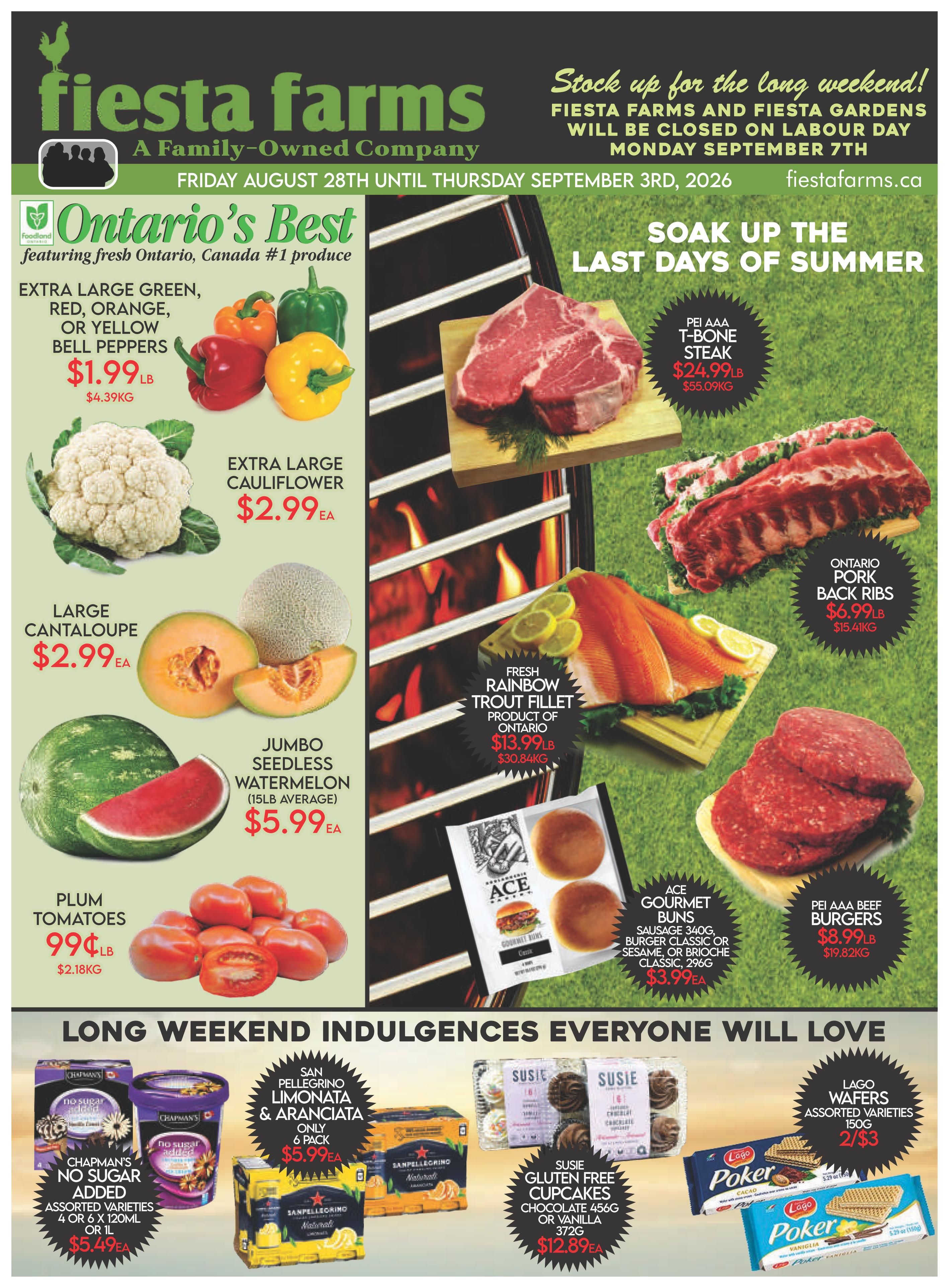 Fiesta Farms Flyer August 28 to September 3
