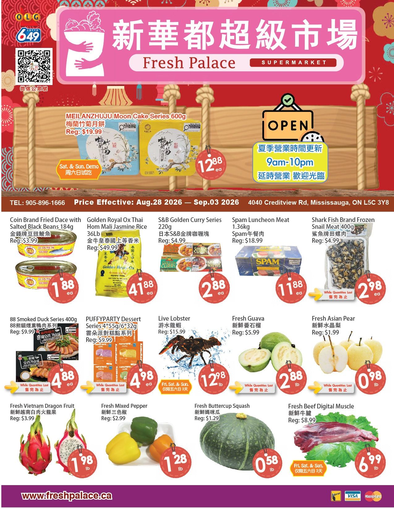 Fresh Palace Supermarket Flyer August 28 to September 3