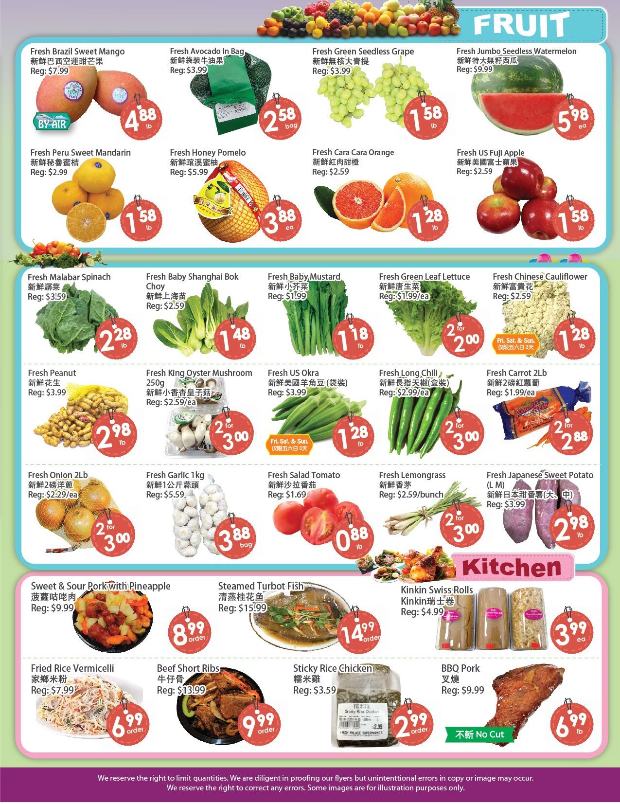 Fresh Palace Supermarket Flyer August 28 to September 3