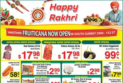 Fruiticana (Greater Vancouver) Flyer August 28 to September 2
