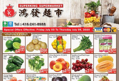 Superking Supermarket (North York) Flyer July 3 to 9