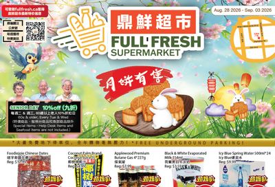 Full Fresh Supermarket Flyer August 28 to September 3